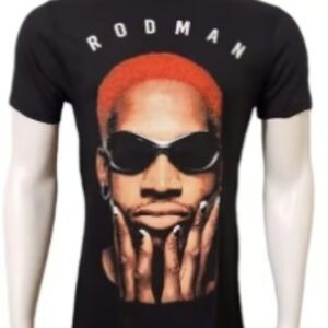 Black T-Shirt with Graphic Print